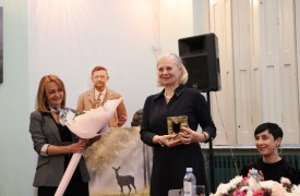 Lovas Ildikó átvette a Herceg János Irodalmi Díjat