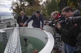 Kísérleti tartályokat adtak át Tihanyban