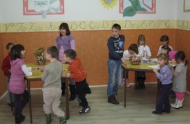 Foglalkozás a leendő kisdiákokkal